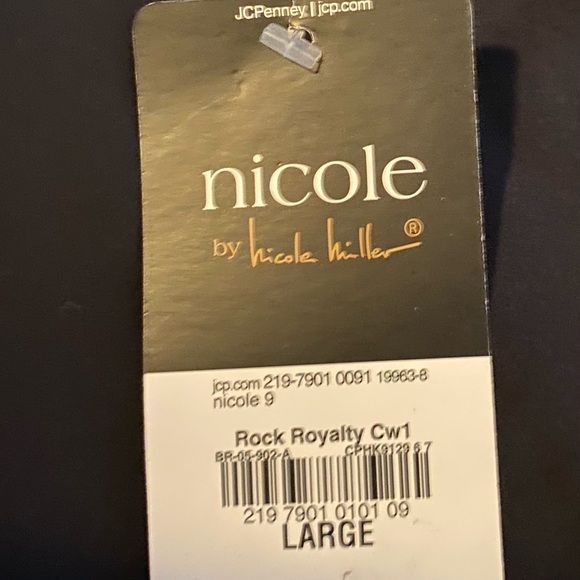 Nicole Miller Black Open Shoulder Stretch Dress - Picture 4 of 14